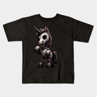 Spooky magical haunted unicorn Kids T-Shirt